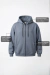 Campera de Algodon Frizada Oversize en internet