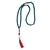 Mala celeste y fleco coral - comprar online