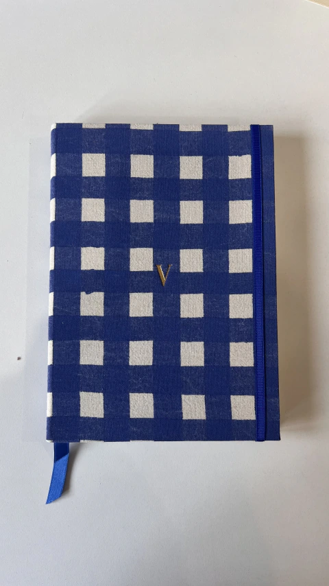 Cuaderno - Blue Grid Paint