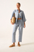 Blusa Clarisse Linho Celeste - loja online