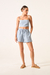 Short Leme Linho Celeste - Vanessa Tobler