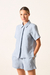 Blusa Noa Linho Celeste - comprar online