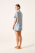 Blusa Noa Linho Celeste - Vanessa Tobler