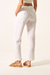 Calça Cadarço Linho Branco - Vanessa Tobler