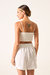 Short Leme Linho Branco - Vanessa Tobler
