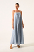 Vestido Celine Linho Celeste
