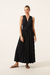 Vestido Florença Marinho Tricoline Eco
