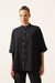 Blusa Ayla Marinho Tricoline Eco - comprar online