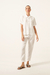Calça Bel Crepe Branco - comprar online