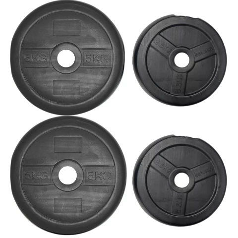 Combo body pump 2 Discos 2.5 kg + 2 Discos 5 kg