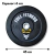 Disco Bumper de 10 Kg Olimpico Caucho en internet