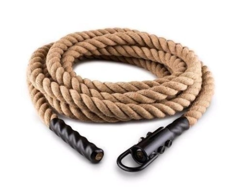 Soga Para Trepar de Yute 38 Mm X 6 Mts con anclaje - comprar online