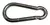 MOSQUETÓN DE ACERO GALVANIZADO SIMPLE 7 MM X 70 MM - comprar online