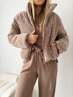 CAMPERA PUFFER TEJIDA - tienda online