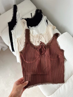 CORSET TEJIDO PUNTILLA