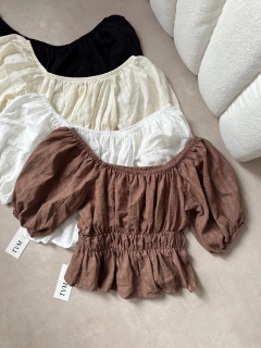 BLUSA ROCIO LINO - tienda online