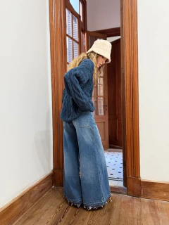 SWEATER OVERSIZE TRENZADO - tienda online