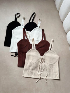 CORSET TEJIDO TIRAS en internet