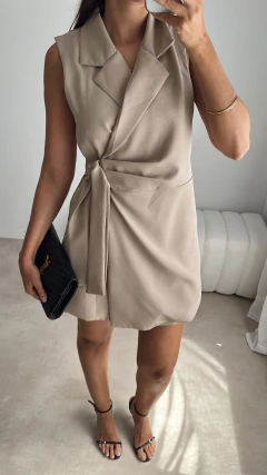 VESTIDO SASTRERO CRUZADO - comprar online