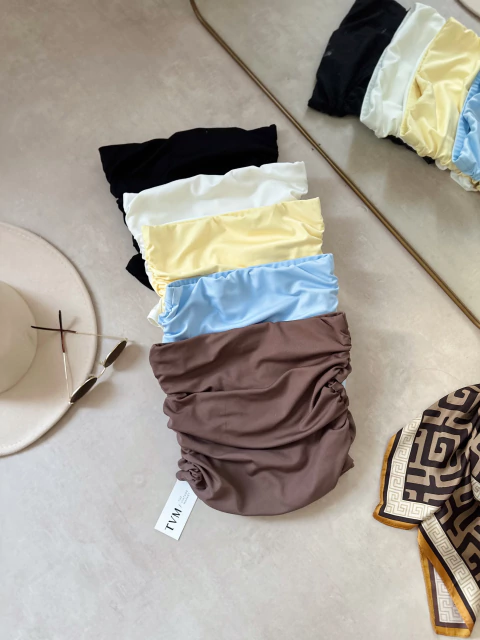 TOP RECTO FRUNCES - comprar online