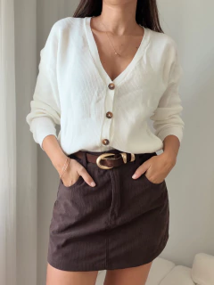 CARDIGAN BASICO DE HILO - tienda online