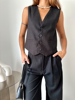CHALECO DADY FIT LINEN - tienda online
