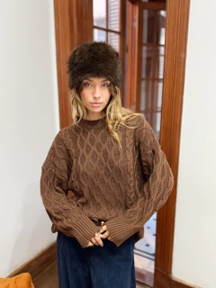 SWEATER OVERSIZE TRENZADO en internet