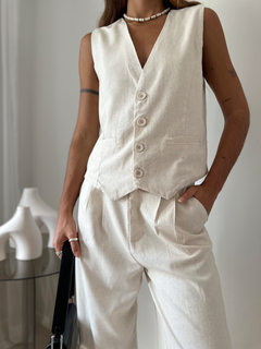 CHALECO DADY FIT LINEN