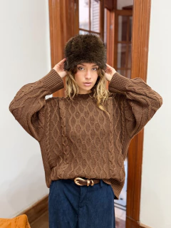 SWEATER OVERSIZE TRENZADO - TVMSHOP