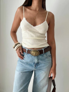 MUSCULOSA TEJIDA PUNTILLA