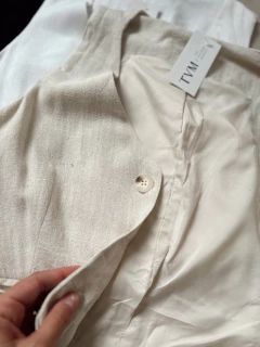 CHALECO SASTRERO LINEN - tienda online