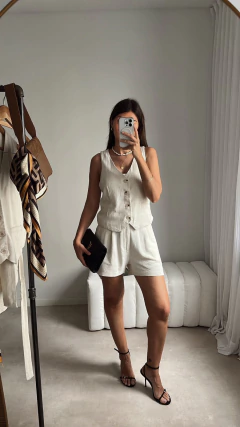 CHALECO SASTRERO LINEN - comprar online