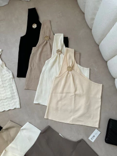 MUSCULOSA TEJIDA 1 HOMBRO - TVMSHOP