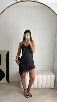 VESTIDO SATEN ZARA en internet