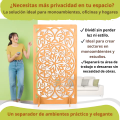 Separador De Ambiente 180 x 80 Con Patas M101 - comprar online