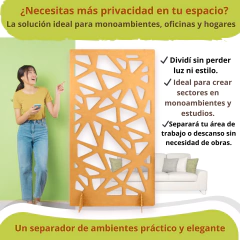Separador De Ambiente 180 x 80 Con Patas M90 en internet