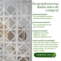 Separador De Ambiente Colgante Mod D - tienda online