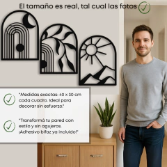 Cuadro Triptico Tematico