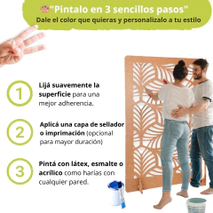Separador De Ambiente 180 x 80 Con Patas M50 - comprar online