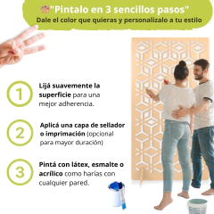 Imagen de Separador De Ambiente 180 x 80 Con Patas M58
