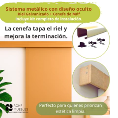 Puerta Corrediza 210 x 90 MP100 - Rohr Muebles paneles decorativos Separador de Ambientes