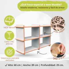 Imagen de Mueble Organizador Encastrable Blanco