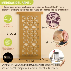Puerta Corrediza 210 x 90 MP107 - tienda online