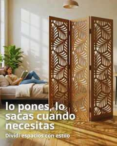 Biombo Palmeras - Rohr Muebles paneles decorativos Separador de Ambientes