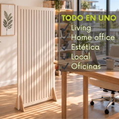 Biombo Ranurado Blanco 180 x 90 - comprar online