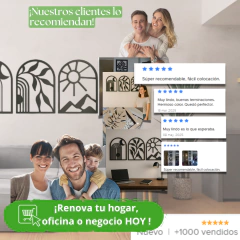 Cuadro Triptico Tematico - Rohr Muebles paneles decorativos Separador de Ambientes