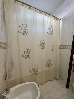 cortina de baño coral natural