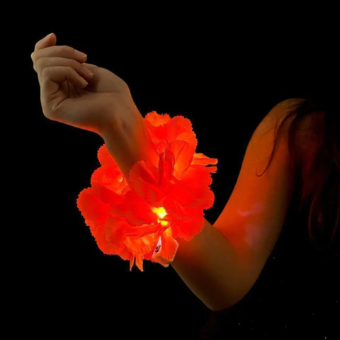 PULSERA HAWAIANA CON LED X 10 UNIDADES - comprar online