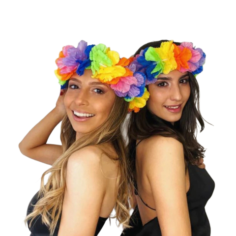 VINCHA HAWAIANA SIN LED X10 UNIDADES - comprar online