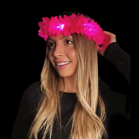 VINCHA MARGARITA CON LED X 10 UNIDADES - comprar online